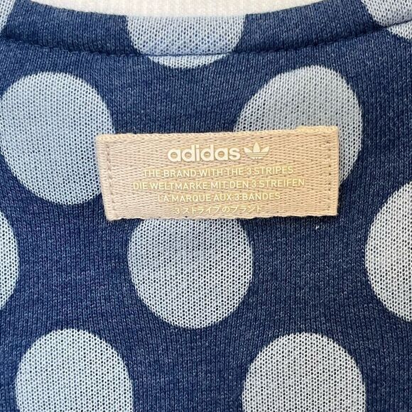Adidas Blue Polka Dot Sweatshirt - Picture 10 of 10